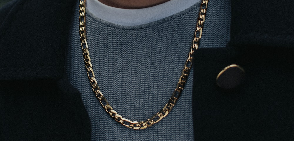men’s linked chain necklace